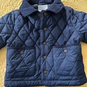 Janie and Jack quilted barn coat, 12-18 months